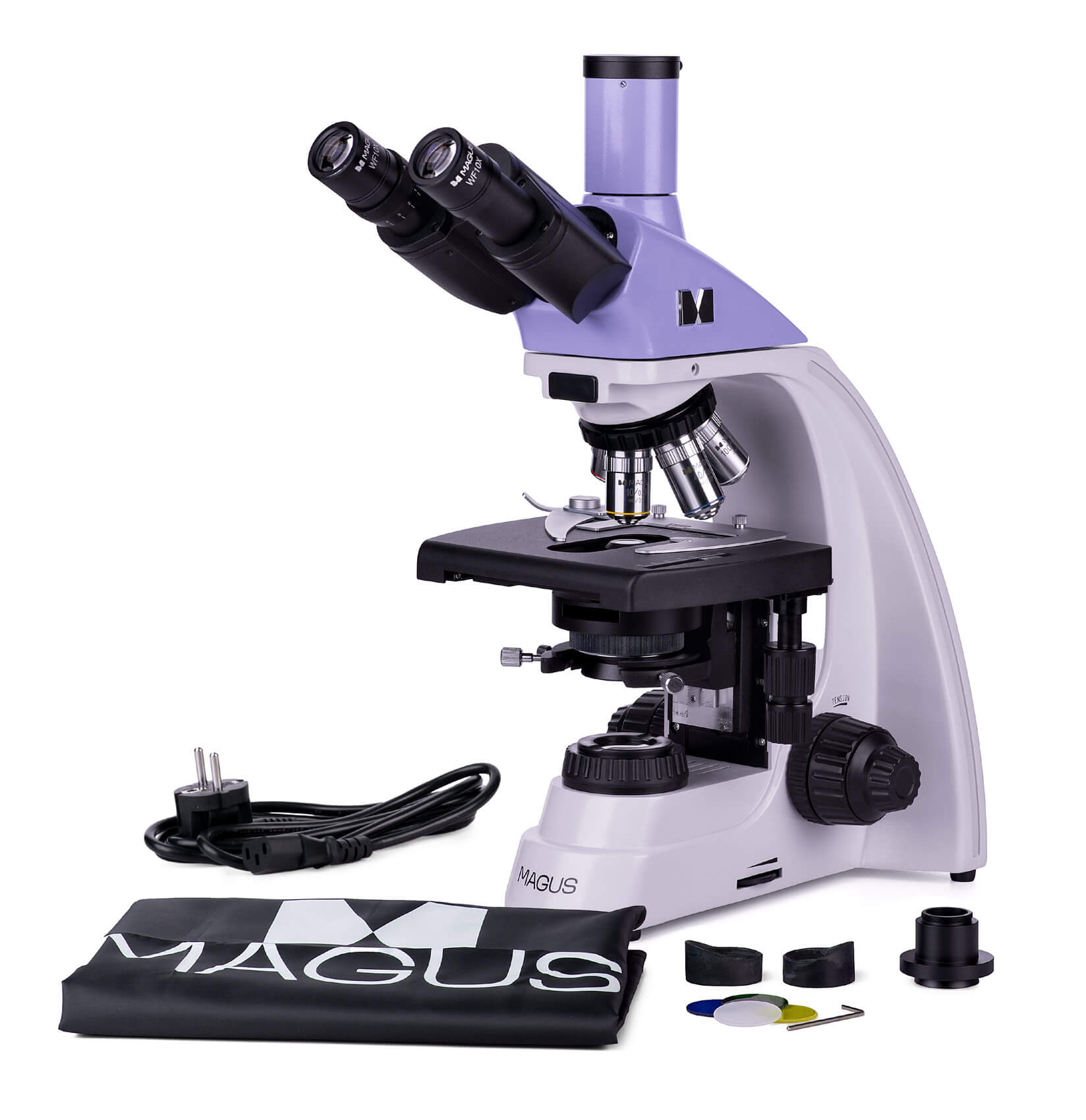 Trinokulárny, biologický mikroskop MAGUS Bio 230T obsah balenia